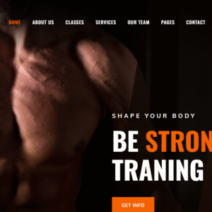 🏋️‍♂️ Spor Salonlarına ve Fitness Salonlarına Özel Hazır Web Sitesi Tasarımı