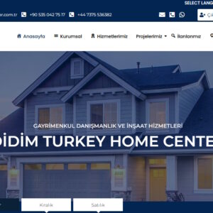 🏠 Emlak ve Gayrimenkul Firmalarına Özel Hazır Web Sitesi